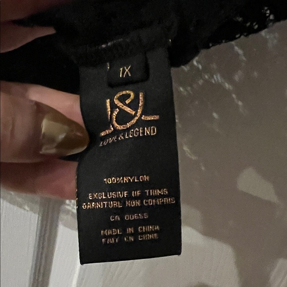 Love & Legend Black Lace Top - Picture 3 of 5